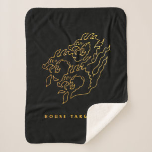 Couverture Sherpa Icône de la maison Targaryen
