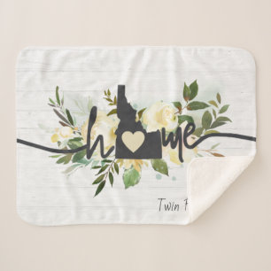 Couverture Sherpa Idaho State Personnalisé Votre Maison Ville Rustiq