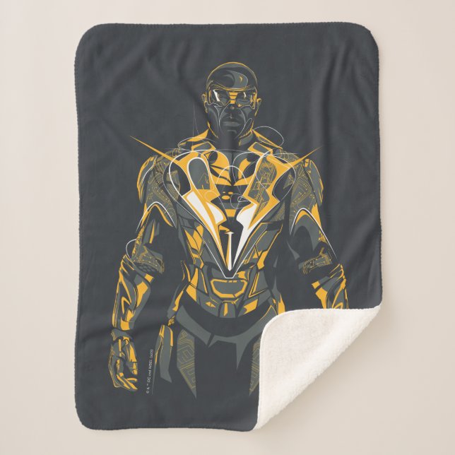 Couverture Sherpa Illustration Black Lightning (Devant)