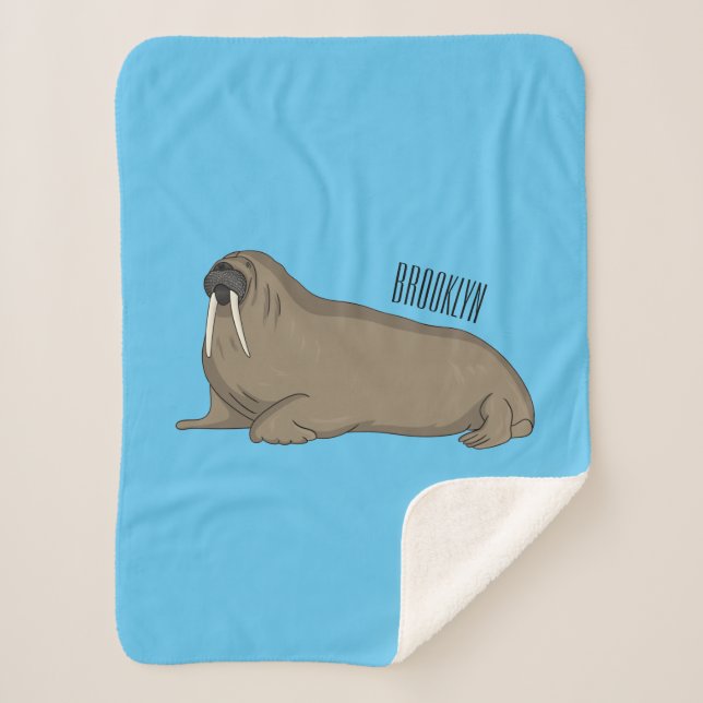 Couverture Sherpa Illustration de Walrus (Devant)