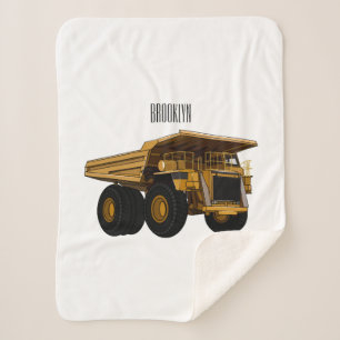 Couverture Sherpa Illustration d'un camion à grande échelle