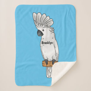 Couverture Sherpa Illustration d'un oiseau de cobaye-parapluie