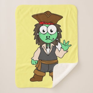 Couverture Sherpa Illustration D'Un Pirate De Stegosaurus, Jack Spar