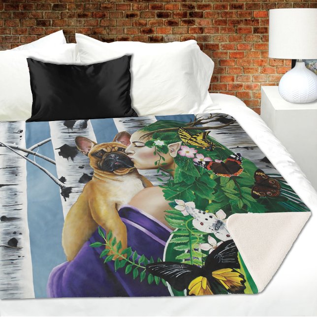Couverture Sherpa Imaginaire Dryad Bulldog français (Créateur téléchargé)