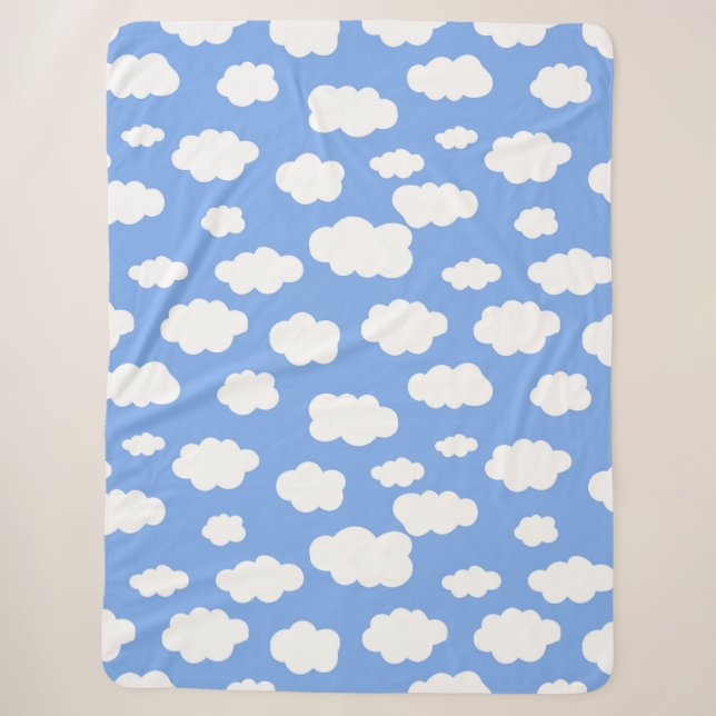 Couverture Sherpa Impression Cloud (Devant)