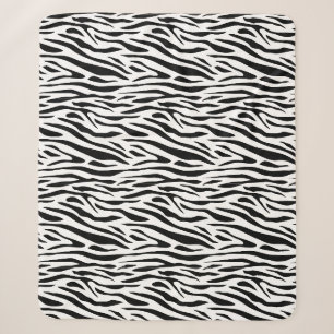 Couverture Sherpa Impression zèbre