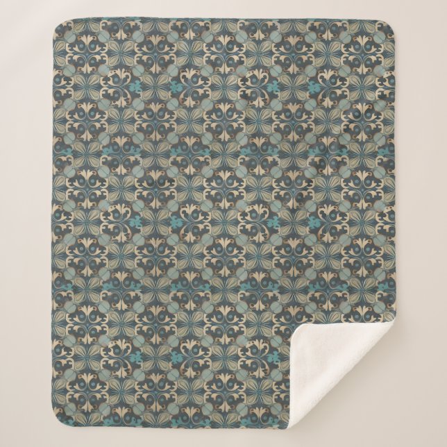 Couverture Sherpa in blue (Devant)