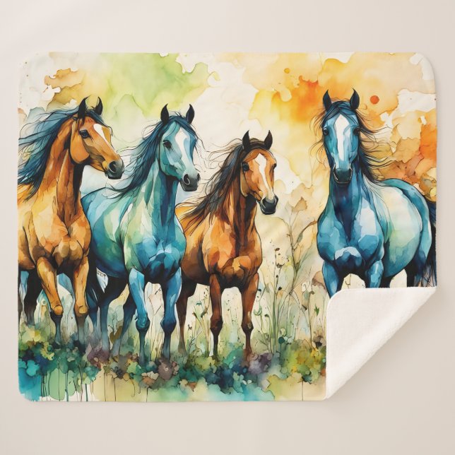 Couverture Sherpa In the Pasture (Devant (Horizontal))