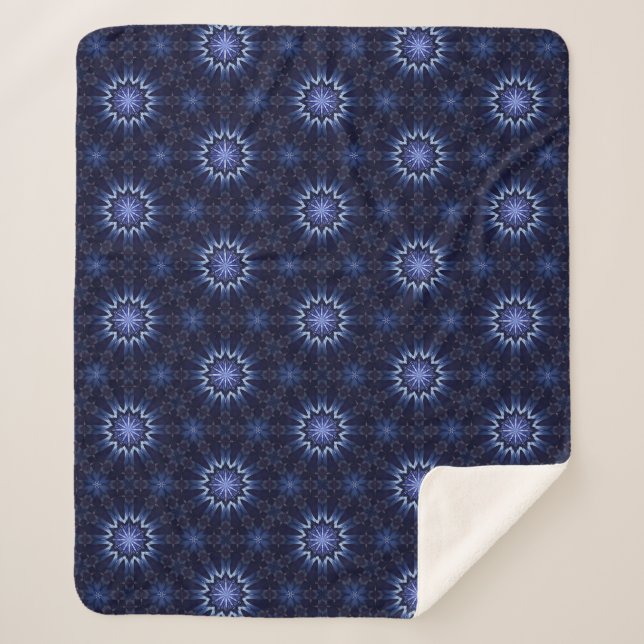 Couverture Sherpa Indigo Dream Star (Devant)