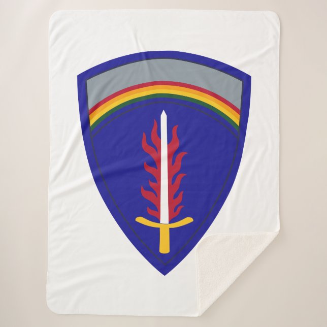 Couverture Sherpa Insigne Army Europe USAREUR (Devant)
