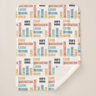 Couverture Sherpa Instruction de base de la BIBLE avant de quitter l