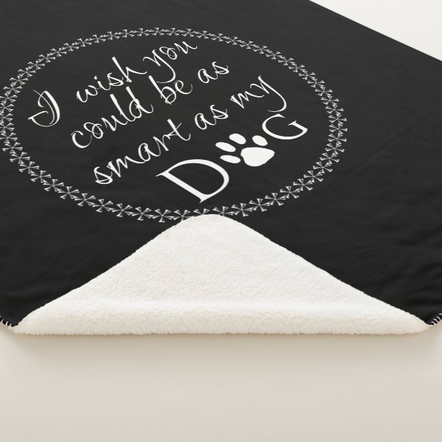 Couverture Sherpa Intelligent comme mon chien Sherpa Blanche (3/4)