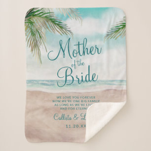 Couverture Sherpa Island Breeze to the Mother of Bride Citation