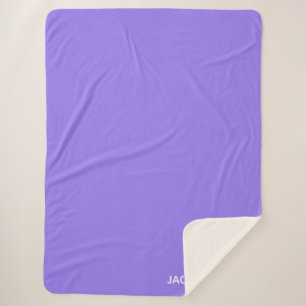 Couverture Sherpa Jacaranda purple color