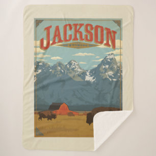 Couverture Sherpa Jackson Wyoming