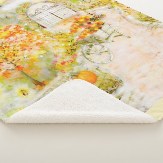 Couverture Sherpa Jardin d'automne (3/4)