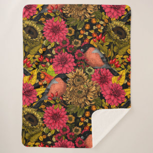 Couverture Sherpa Jardin d'automne 2