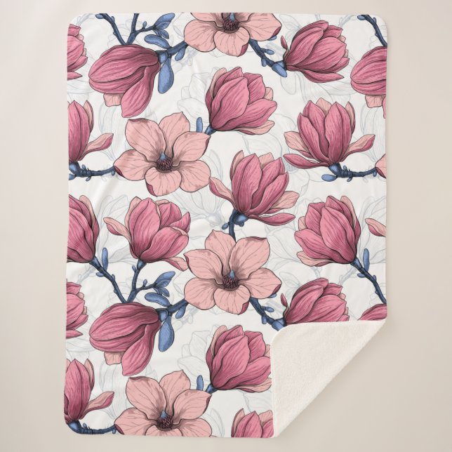 Couverture Sherpa Jardin de Magnolia 2 (Devant)