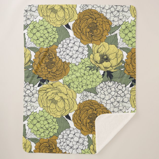 Couverture Sherpa Jardin de printemps tardif 2 (Devant)