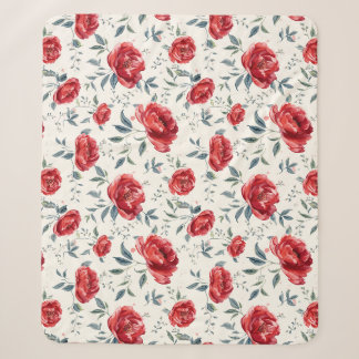 Couverture Sherpa Jardin radieux de motif de confiance