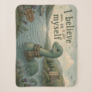 Couverture Sherpa Je crois en moi-même Loch Ness Monster fantaisiste
