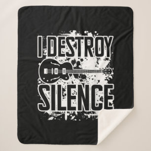 Couverture Sherpa Je détruit Silence Bass Player Funny Guitare Musiq