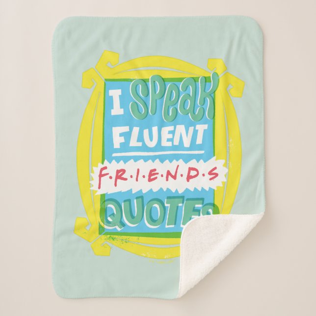 Couverture Sherpa Je parle des devis Fluent FRIENDS™ - Peephole (Devant)