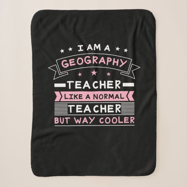 Couverture Sherpa Je Suis Professeur De Géographie (Devant)