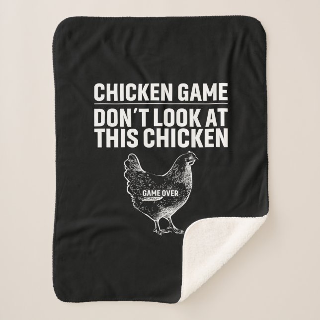 Couverture Sherpa Jeu de poulet de l'art (Devant)