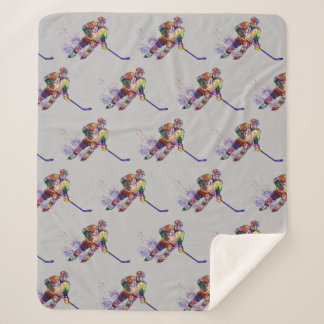 Couverture Sherpa Jeu de sport joueur de hockey