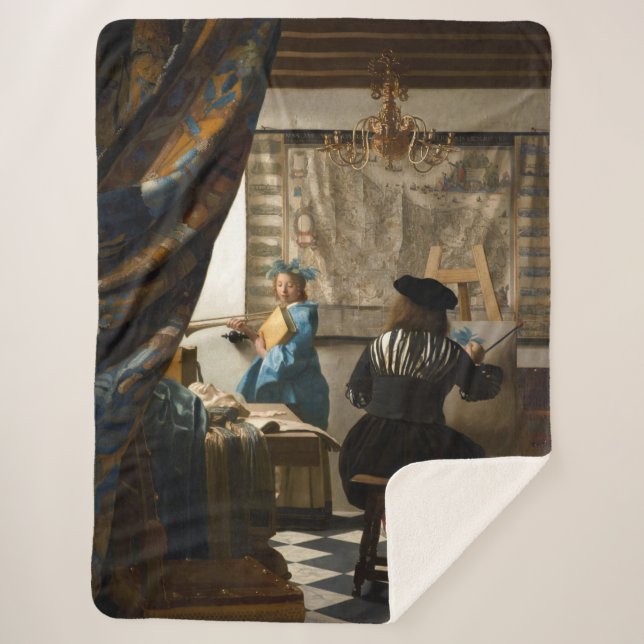 Couverture Sherpa Johannes Vermeer - L'Allégorie de la Peinture (Devant)