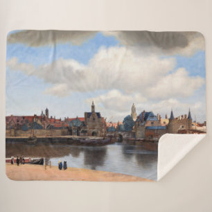 Couverture Sherpa Johannes Vermeer - Vue de Delft