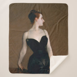 Couverture Sherpa John Singer Sargent Madame X Classic Portrait