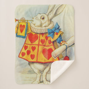 Couverture Sherpa John Tenniel   Le lapin blanc