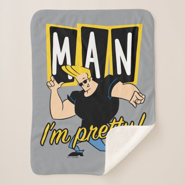 Couverture Sherpa Johnny Bravo - Man I'm Pretty (Devant)