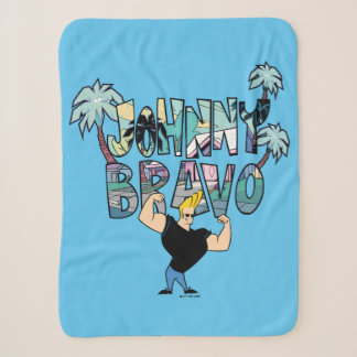 Couverture Sherpa Johnny Bravo Palm Tree Nom