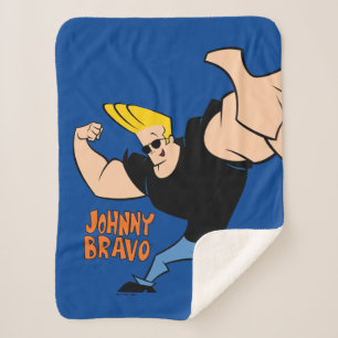 Couverture Sherpa Johnny Bravo Pose Iconique