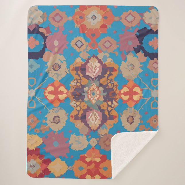 Couverture Sherpa Joie Ensoleillée (Devant)