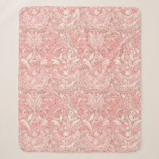 Couverture Sherpa Joli design parisien français rose