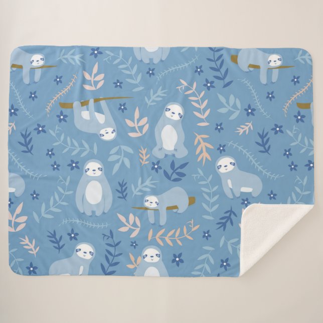 Couverture Sherpa Jolies fentes (Devant (Horizontal))