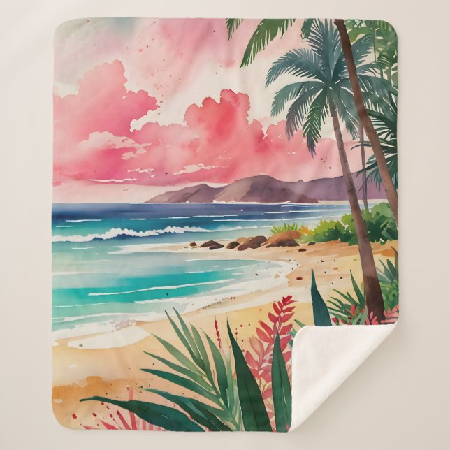 Couverture Sherpa Jortes de sable (Devant)