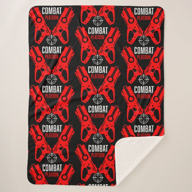 Couverture Sherpa Jouet pour enfants Bataille d'armes Noël (Devant)