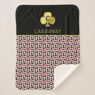 Couverture Sherpa Joueur de poker La carte de casino du joueur est a