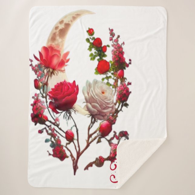 Couverture Sherpa Jour de rose  (Devant)