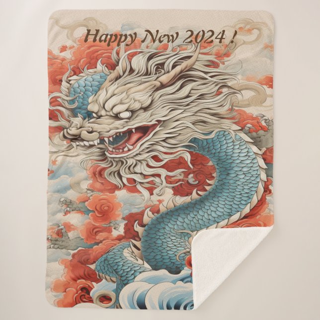 Couverture Sherpa Joyeux 2024 Année Dragon No2 (Devant)