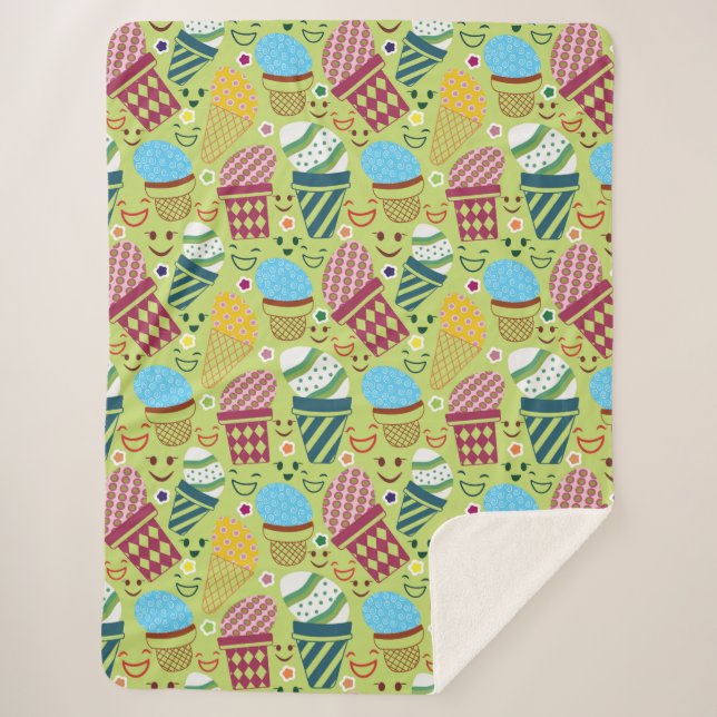 Couverture Sherpa Joyeux Pâques (Devant)