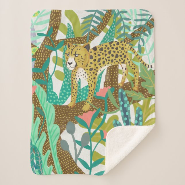 Couverture Sherpa Jungle Roar - Cheetah (Devant)