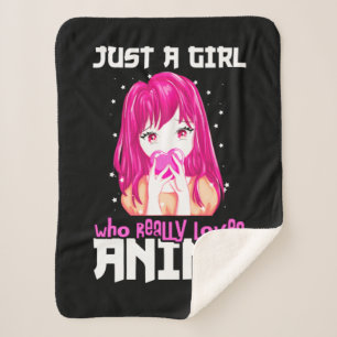 Couverture Sherpa Juste Une Fille Qui Aime Vraiment Anime