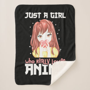 Couverture Sherpa Juste Une Fille Qui Aime Vraiment Anime