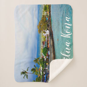 Couverture Sherpa Kailua Kona Pier Hawaii